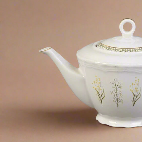Ceramic Teapot – 860cc Capacity – Elegant White Finish – SC3949