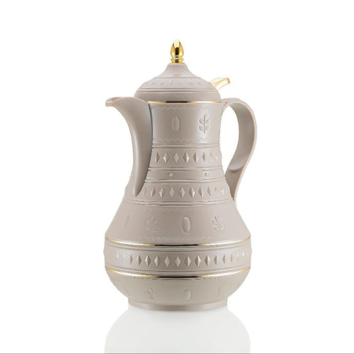 RS-712 Rose Thermos Vacuum Flask – Double-Walled, Push-Button Cap Design