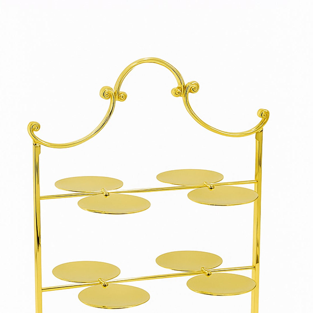 Sweet Stand – 3 Layer – Gold Finish – 24cm (L) x 35cm (H) – CD-7293
