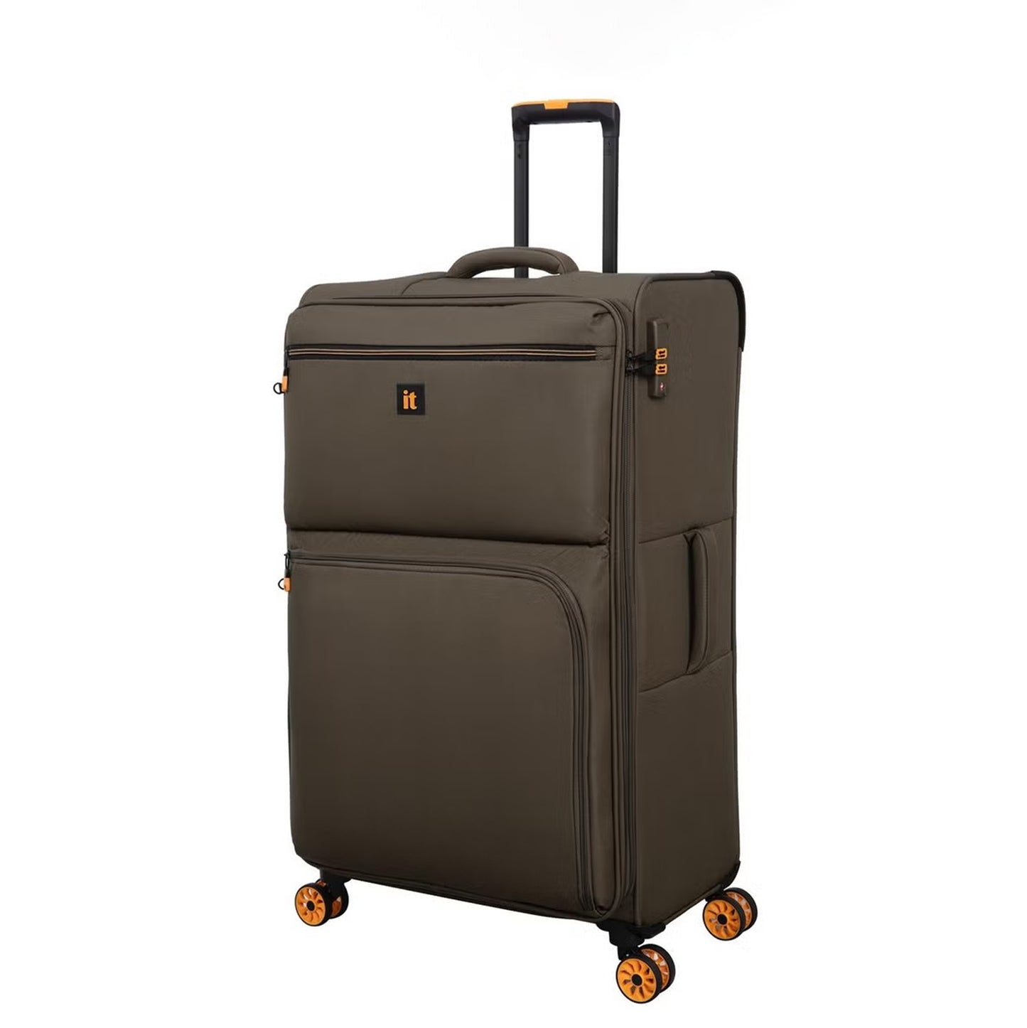 12-3149-08 Trolley Bag – 28" Large Travel Luggage in Brown