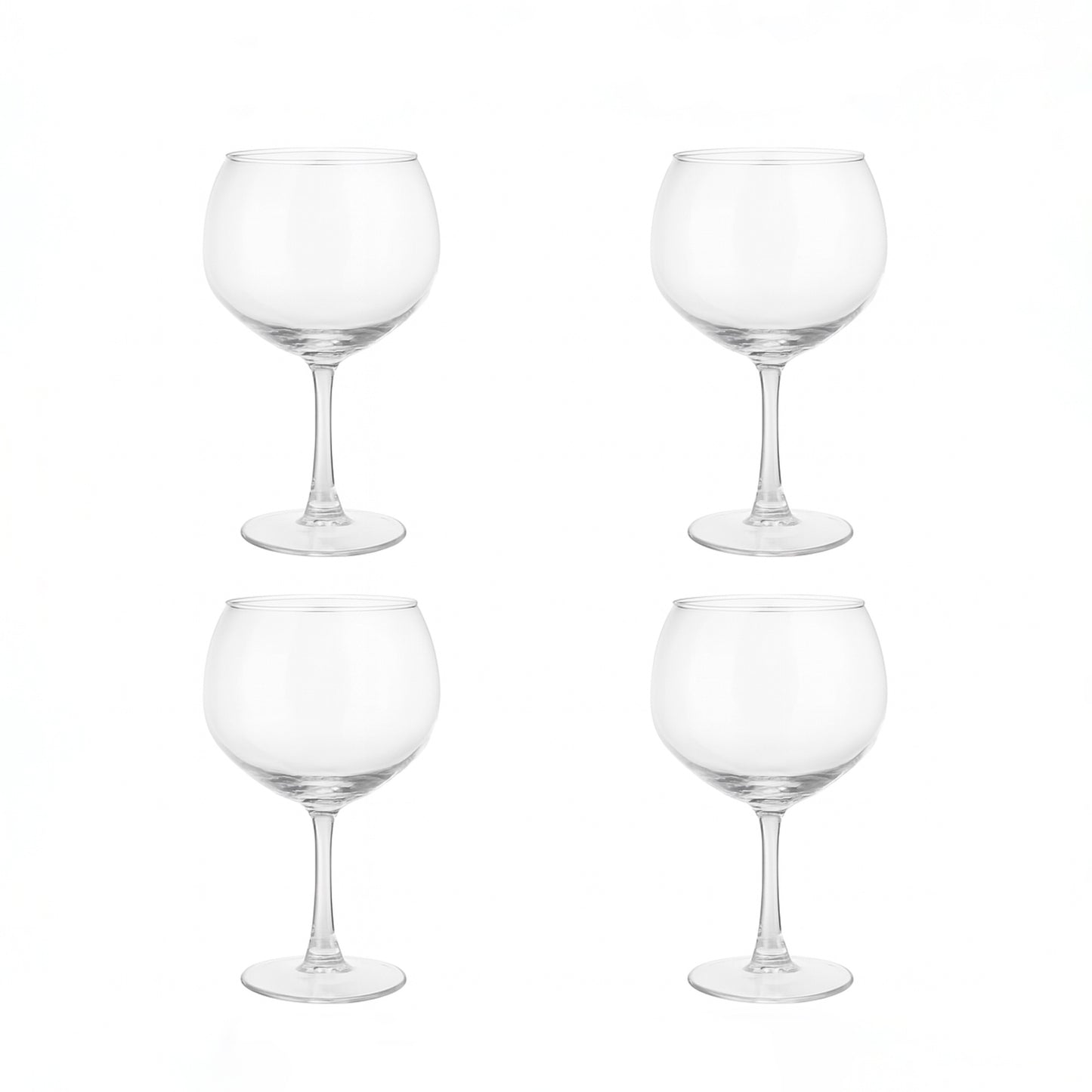 EJ6468 – Glass Goblet 4-Piece Set – 740ml (25oz) – Clear Wine Glasses