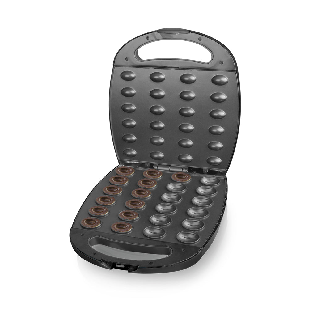Nutty Maker – 24-Piece Electric Snack Maker – 1400W – Non-Stick Coated – Black – NL-NM-1518-BK