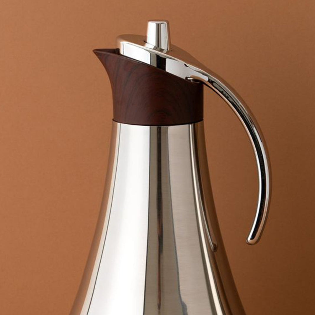 RF00003 Vacuum Flask Set – 2-Piece (0.7L + 0.7L) – Silver Wooden