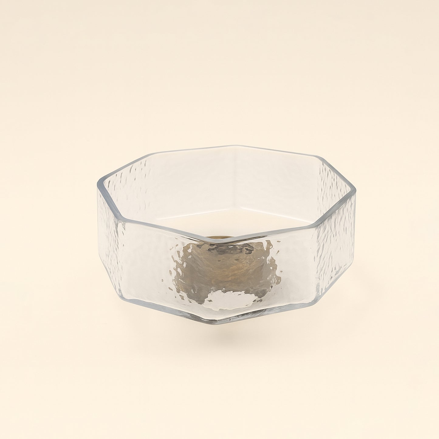 VG503 – Glass Bowl with Wooden Base – 25cm (D)