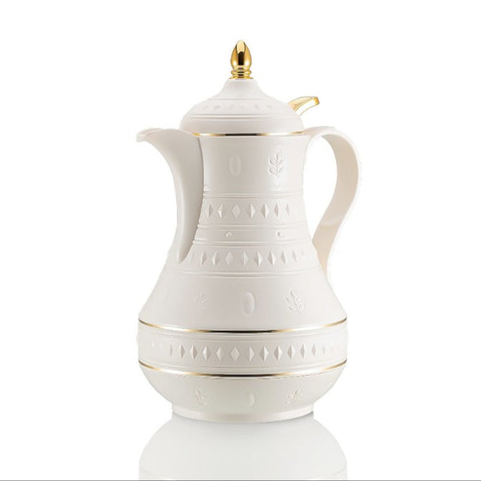RS-712 Rose Thermos Vacuum Flask – Double-Walled, Push-Button Cap Design