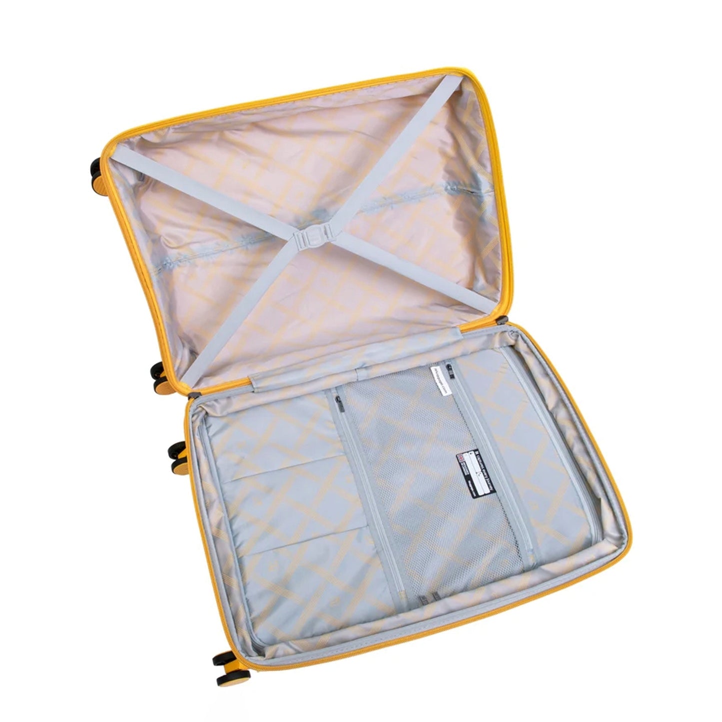 it luggage Medium-Size Trolley Bag – Expandable Hard Shell Spinner Suitcase with TSA Lock, Lightweight Polypropylene Build, SKU 15-3108-08, Yellow
