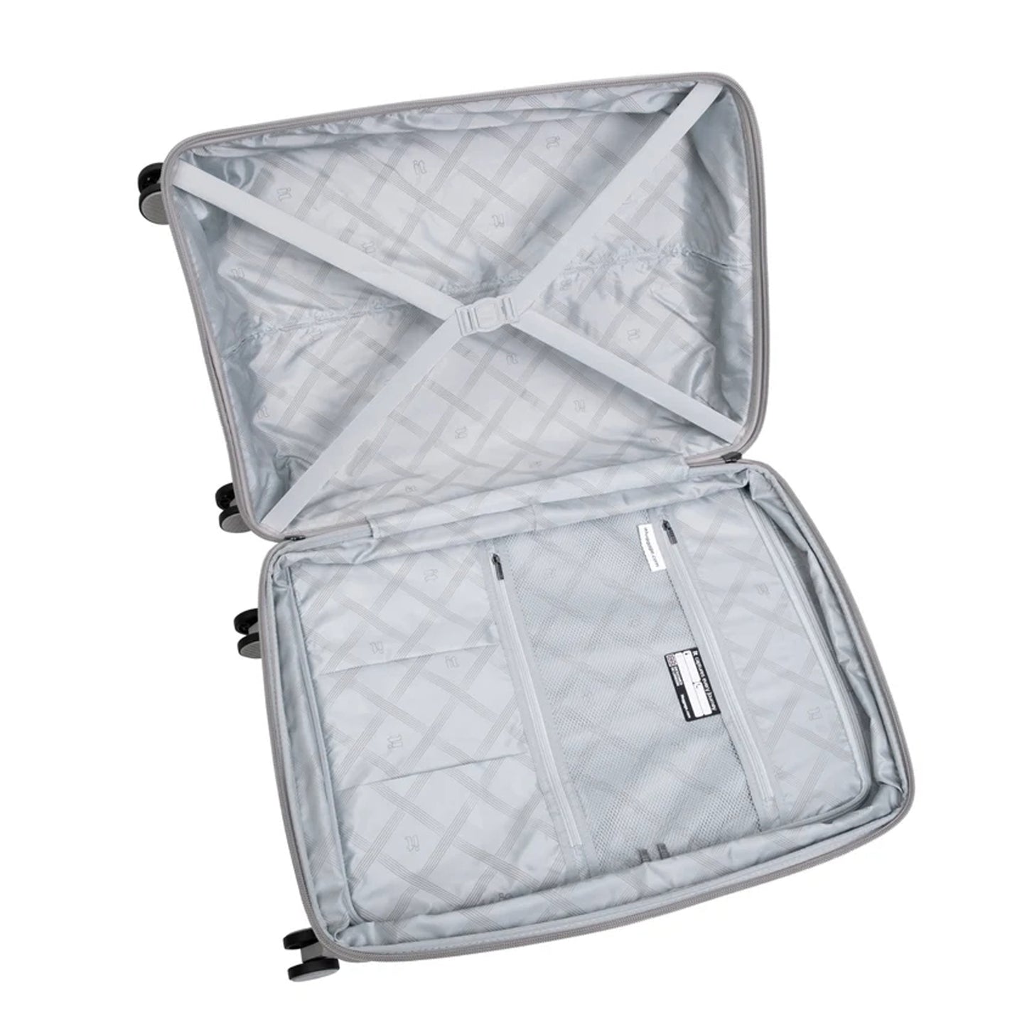 it luggage Medium 25” Spinner – Expandable Polypropylene Travel Trolley with TSA Lock, Hard Shell Design, SKU 15-3108-08, Cream