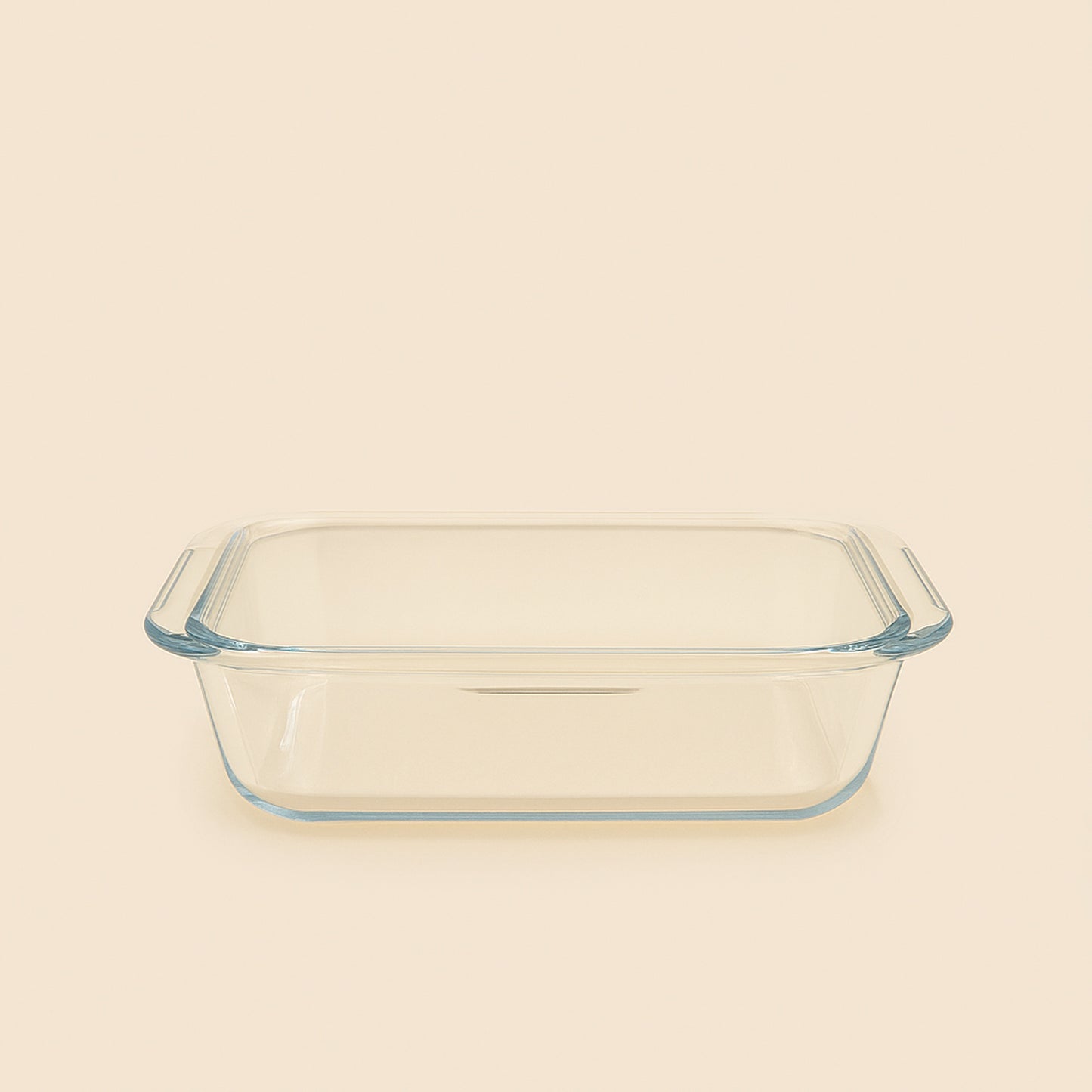 BG-SBT-1100 – Square Waven Baking Tray 1100 ml – Clear Heat-Resistant Glass Bakeware