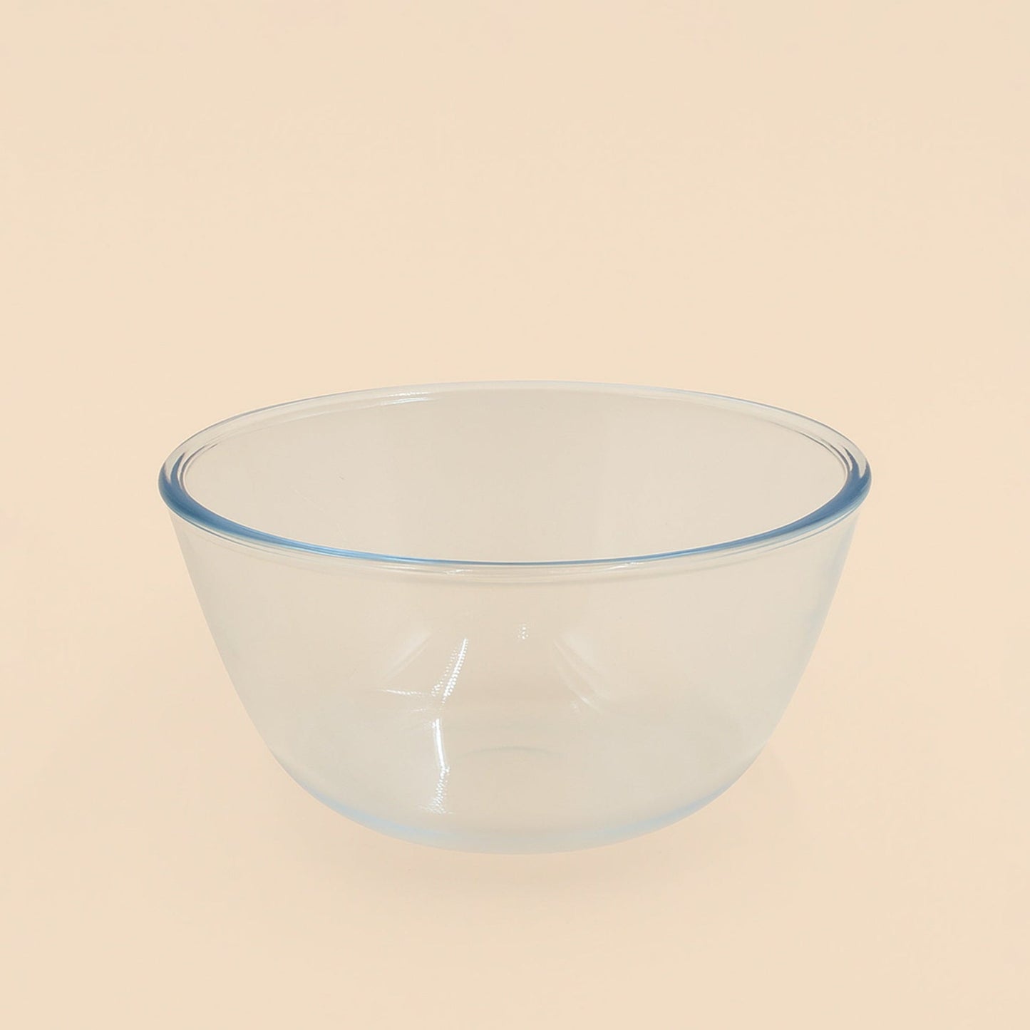BG-GB-2100 – Glass Mixing Bowl 2100 ml – Clear Heat-Resistant Borosilicate Bowl