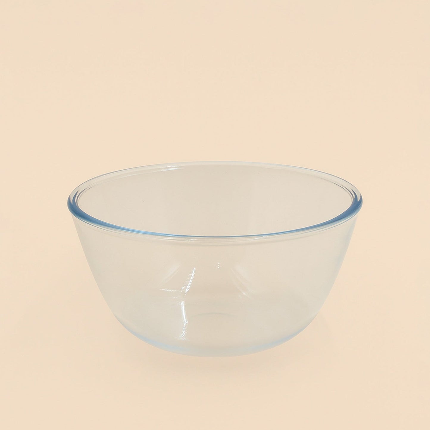 BG-GB-2600 – Glass Mixing Bowl 2600 ml – Clear Heat-Resistant Borosilicate Bowl
