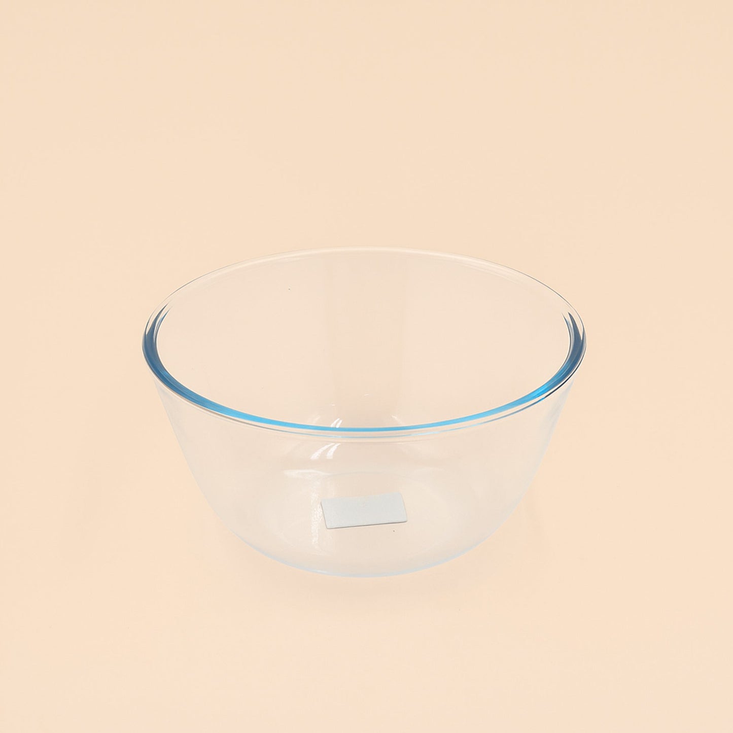 BG-GB-2600 – Glass Mixing Bowl 2600 ml – Clear Heat-Resistant Borosilicate Bowl