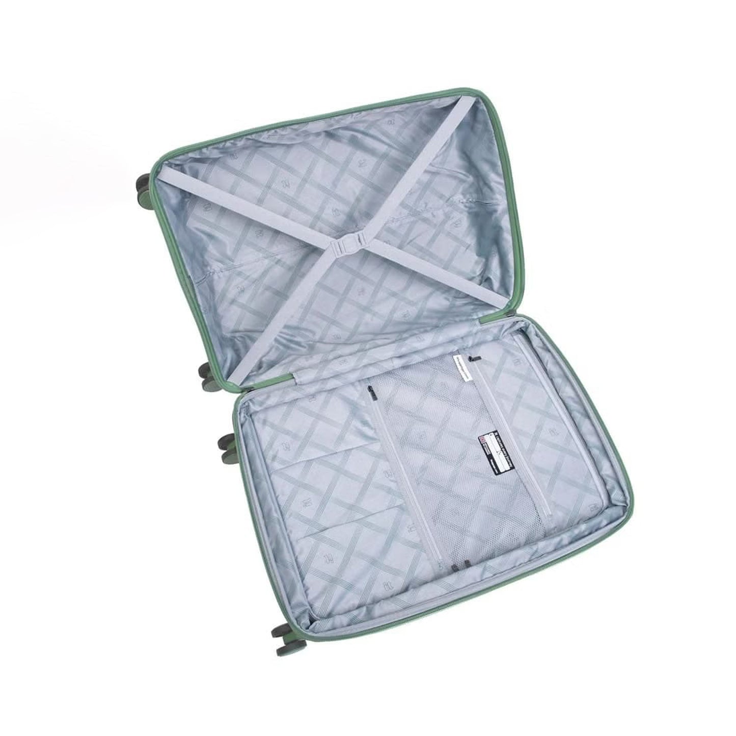 it luggage Medium Travel Trolley – Lightweight Hard Case Spinner with Expansion & TSA Lock, Polypropylene Build, SKU 15-3108-08, Green