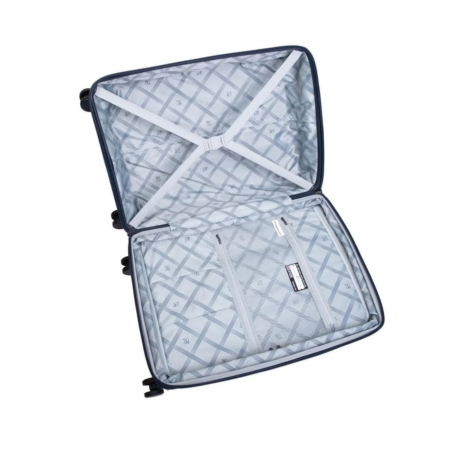 it luggage 25" Medium Spinner Trolley – Expandable Hard Case Luggage with TSA Lock, Durable Polypropylene Build, SKU 15-3108-08, Blue