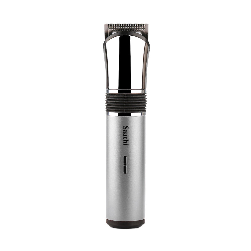 Waterproof Hair Trimmer – Rechargeable Cordless Grooming Kit – NL-TM-1361 – Silver & Black