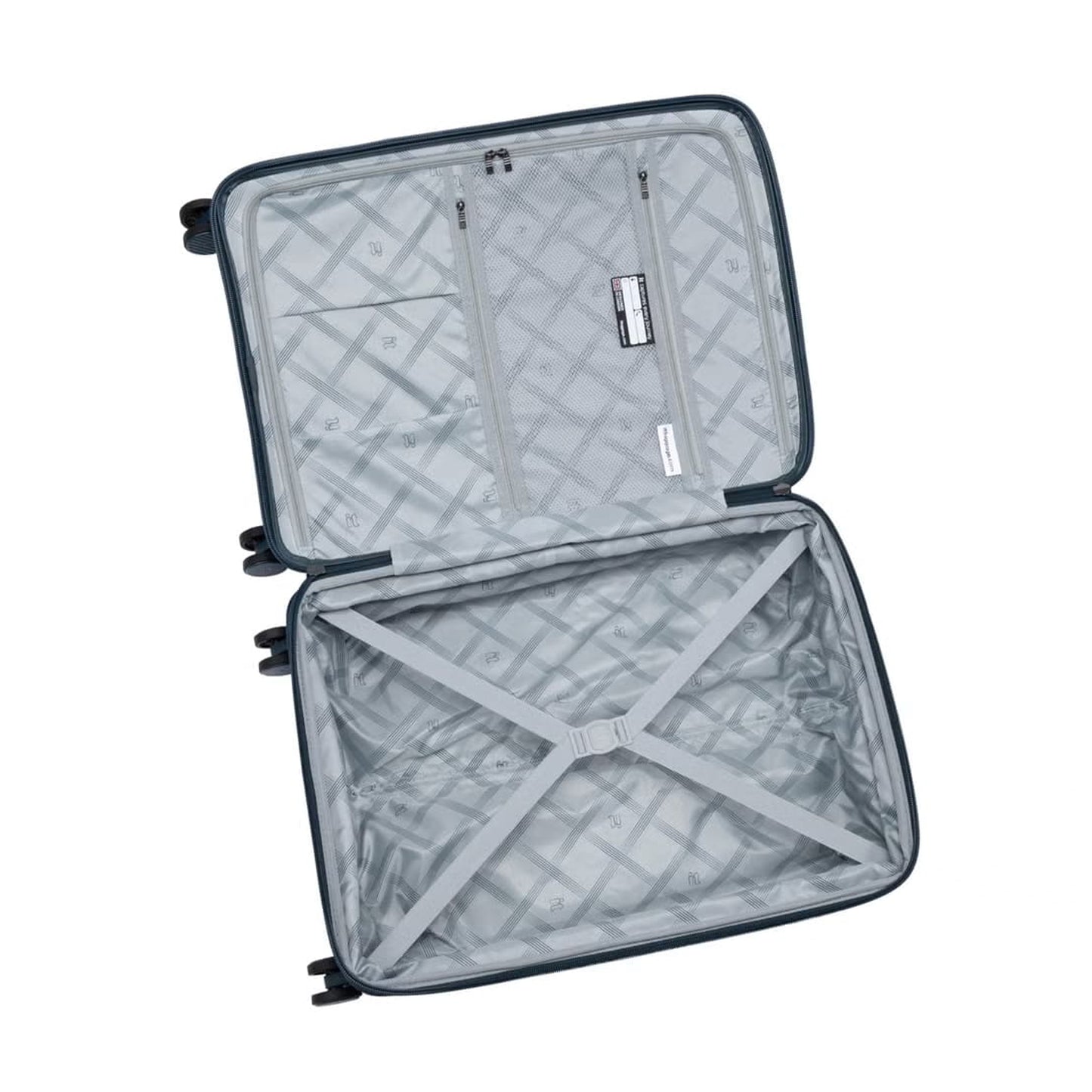 it luggage 29" Expandable Spinner Large Trolley – Lightweight Hard Shell Suitcase with TSA Lock, Polypropylene Body, SKU 15-3108-08, Light Blue