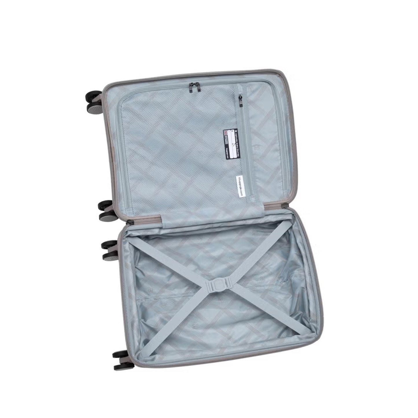 Lightweight Expandable 29" it luggage Large Trolley – Unisex Hard Case Spinner Suitcase with TSA Lock, Polypropylene Body, SKU 15-3108-08, Cream