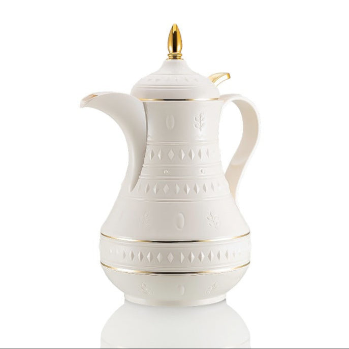 RS-712 Rose Thermos Vacuum Flask – Double-Walled, Push-Button Cap Design