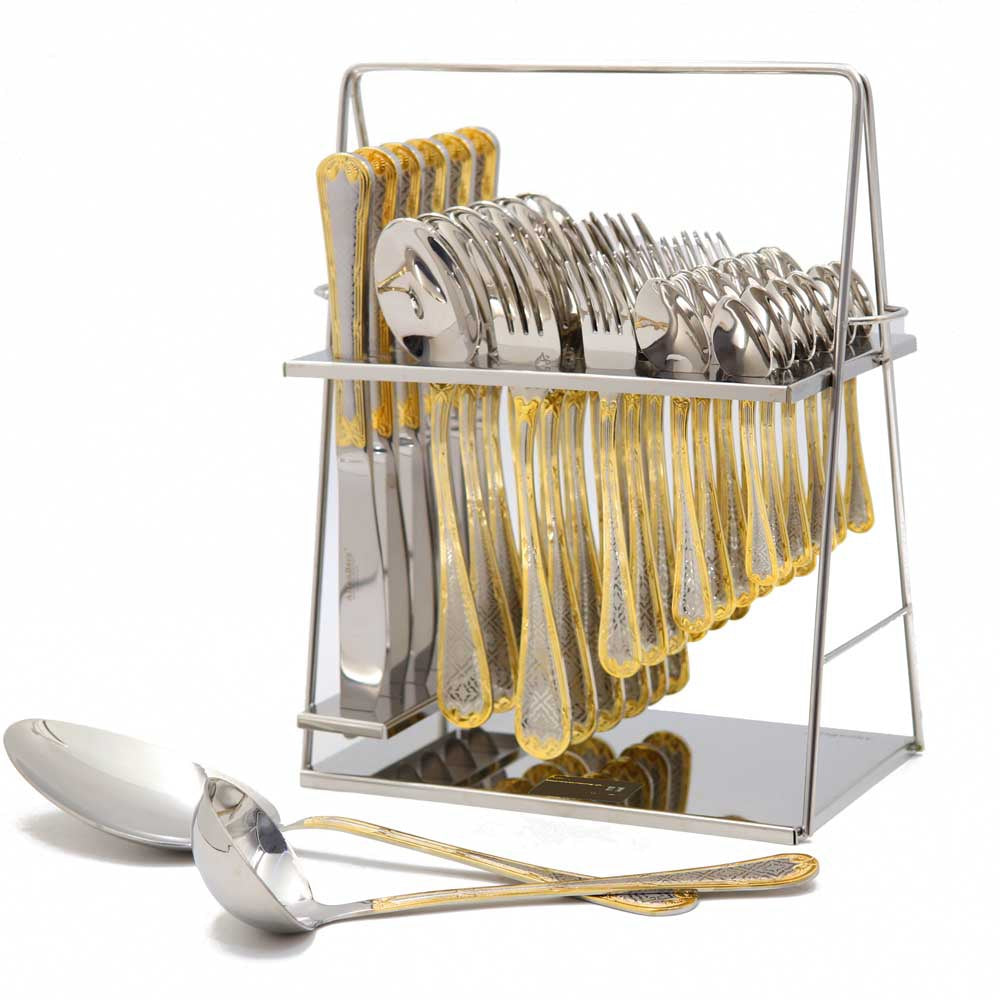 Nn-074 Elegant 38-Piece Cutlery Set
