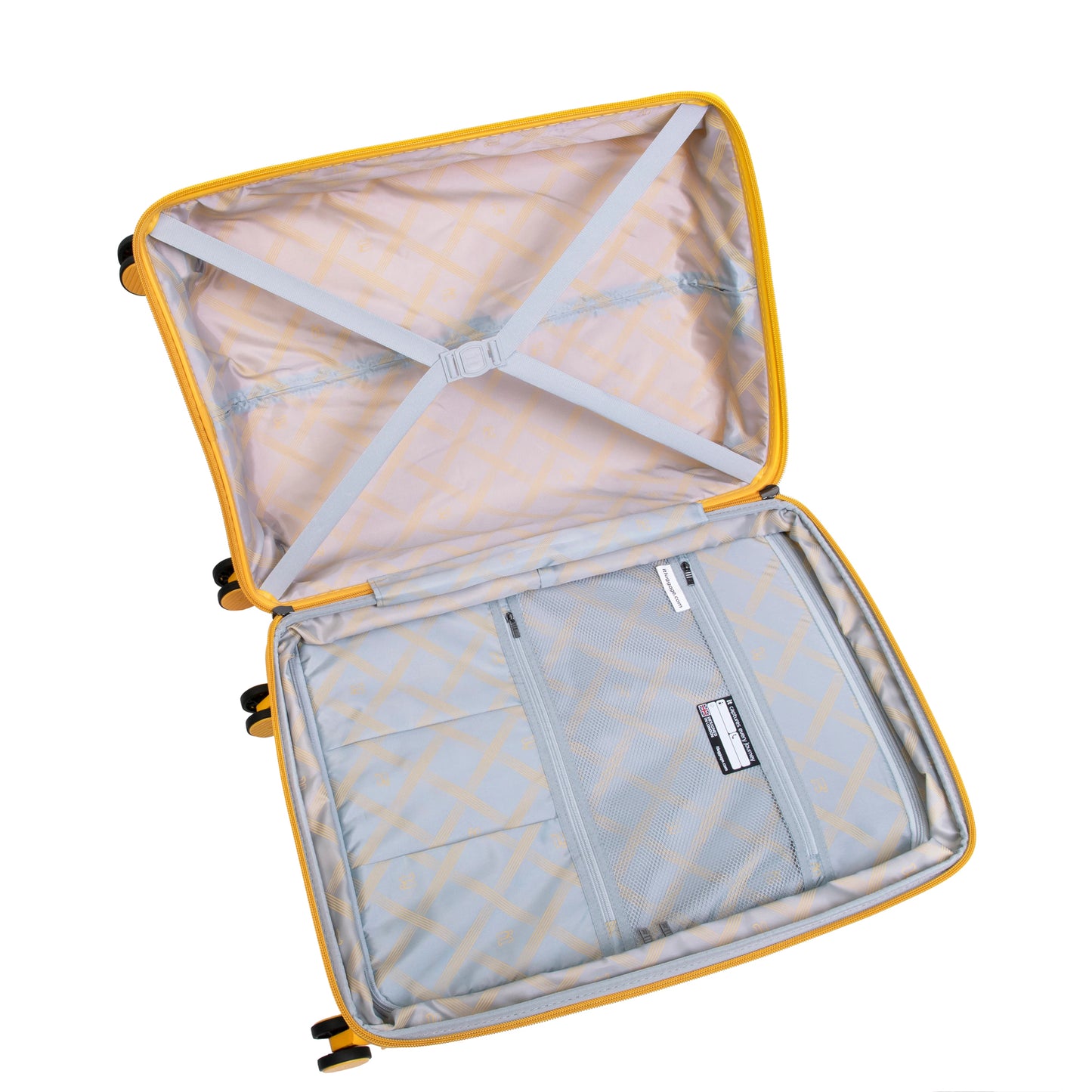 it luggage 29" Large Trolley Bag – Hard Case Spinner Luggage with Expandable Zipper, TSA Lock, PP Shell, SKU 15-3108-08, Yellow