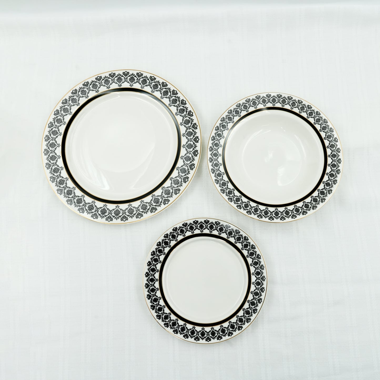 50679 A+B Dinner Set - 134 Pieces, Elegant Full-Service Tableware