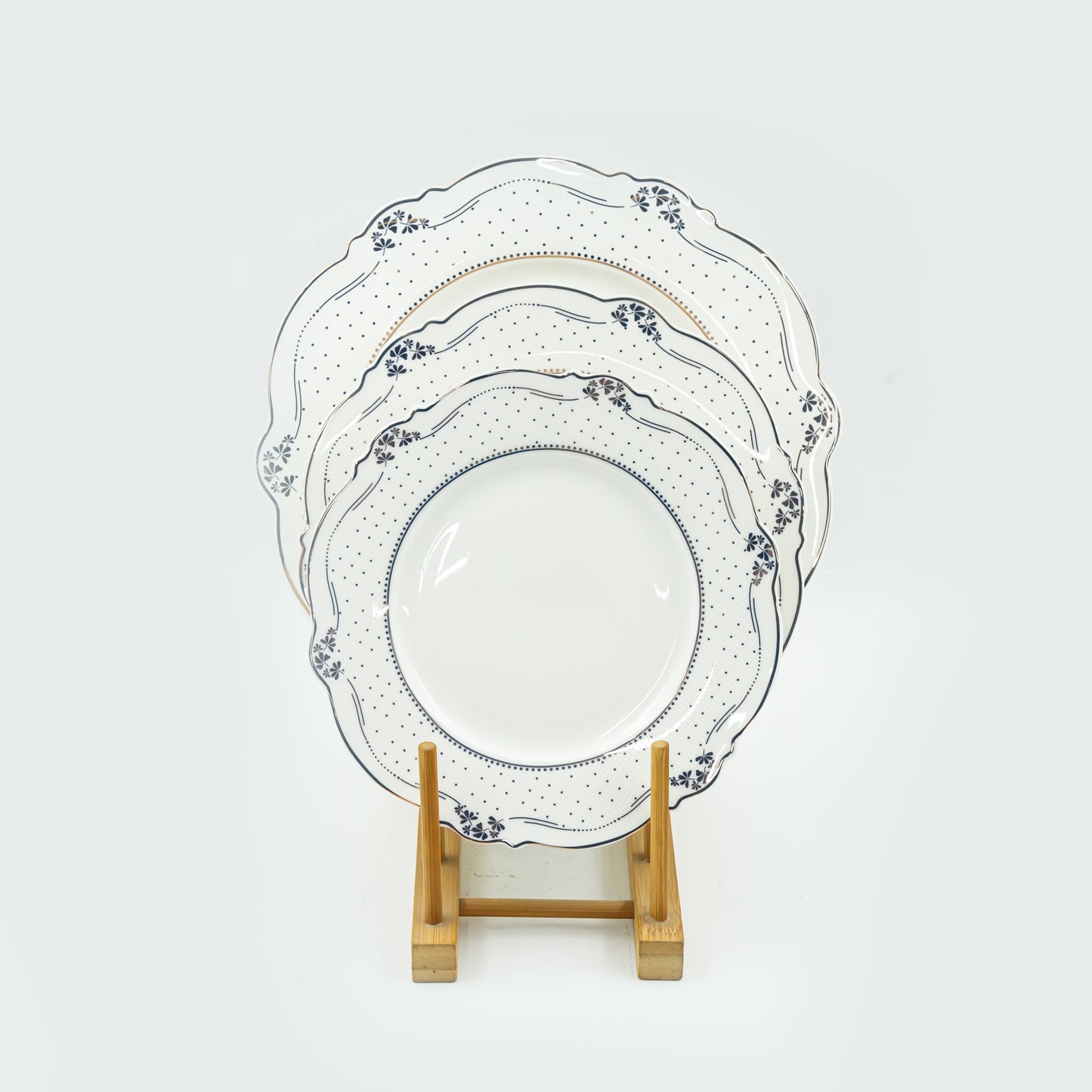 TRJ22086 NB Dinner Set – 76 Pieces, Elegant Full-Service Tableware Collection