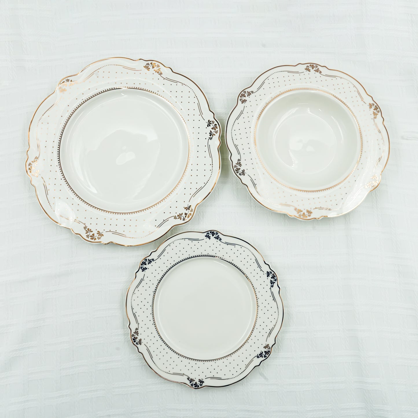 TRJ22086 NB Dinner Set – 76 Pieces, Elegant Full-Service Tableware Collection