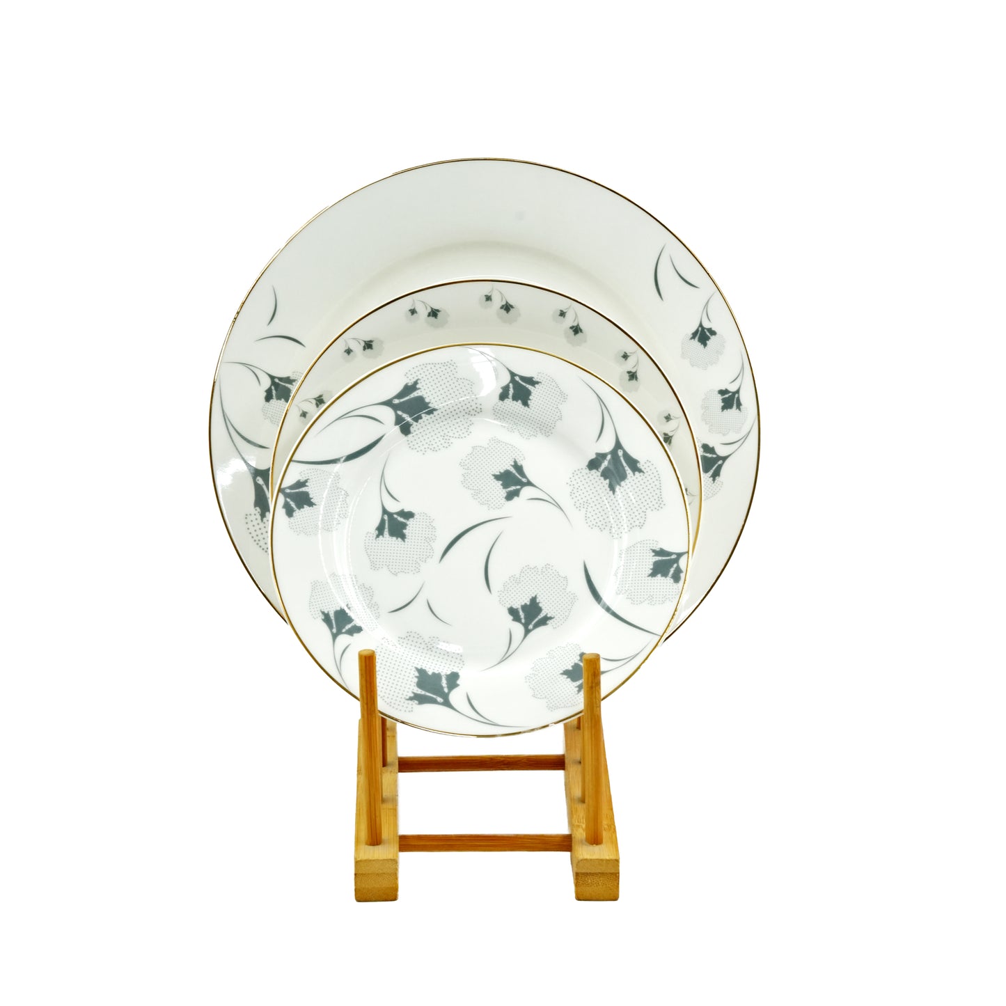 DS-24G084 Dinner Set – 57-Piece Classic Porcelain Tableware Collection