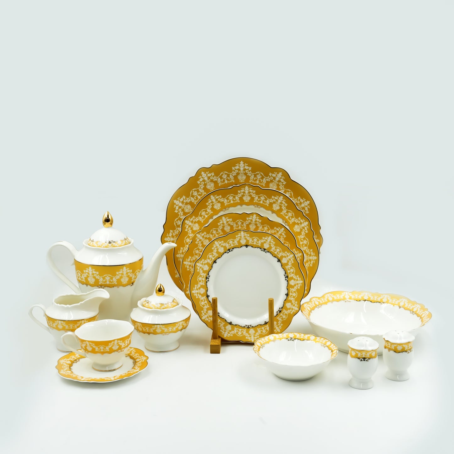 RM-256 Dinner Set – 47-Piece Elegant Porcelain Tableware Collection