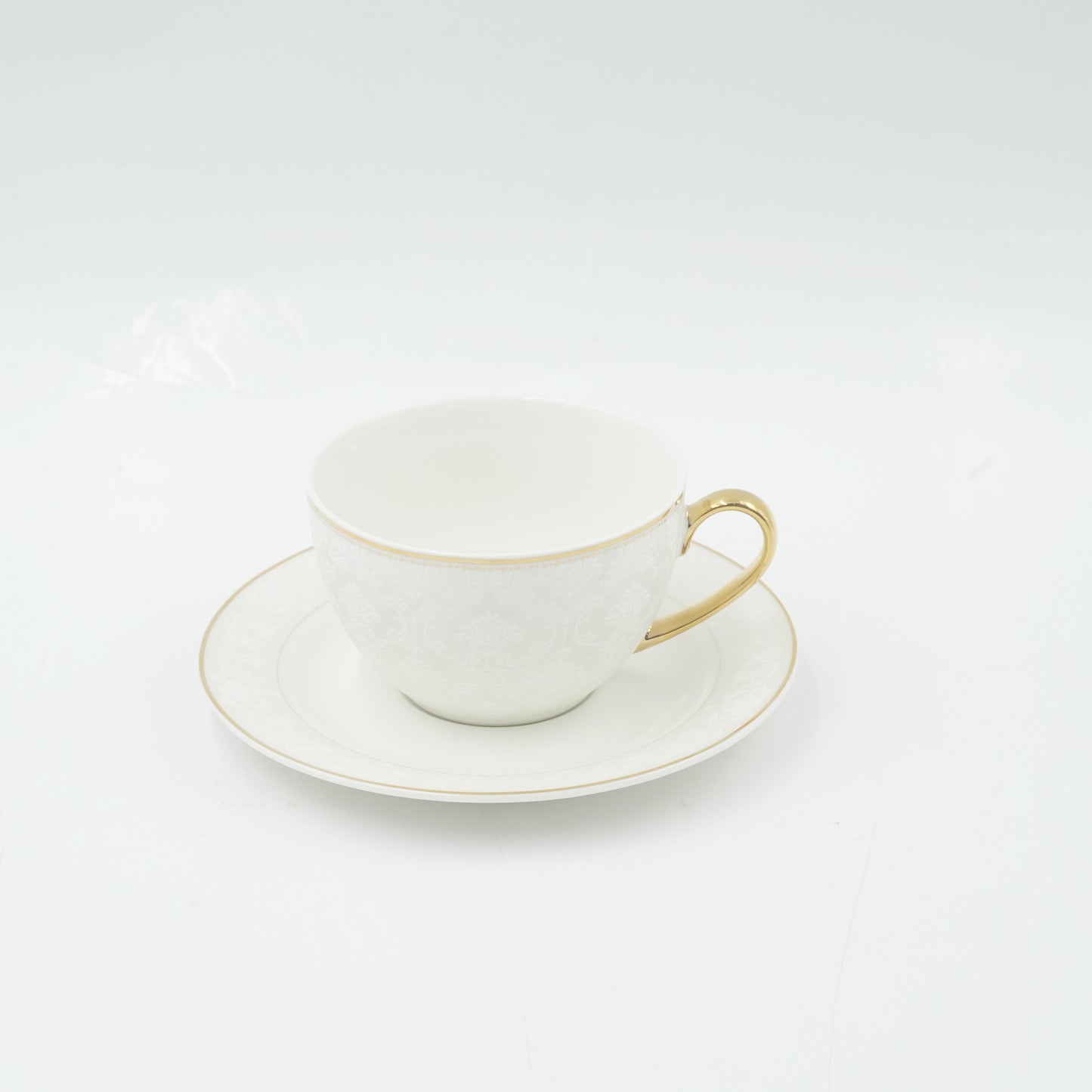 DS-24C002 Dinner Set – 57-Piece Classic Porcelain Tableware Set for Elegant Dining