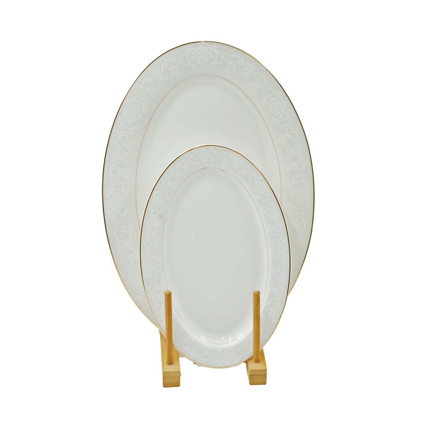 DS-24C002 Dinner Set – 57-Piece Classic Porcelain Tableware Set for Elegant Dining