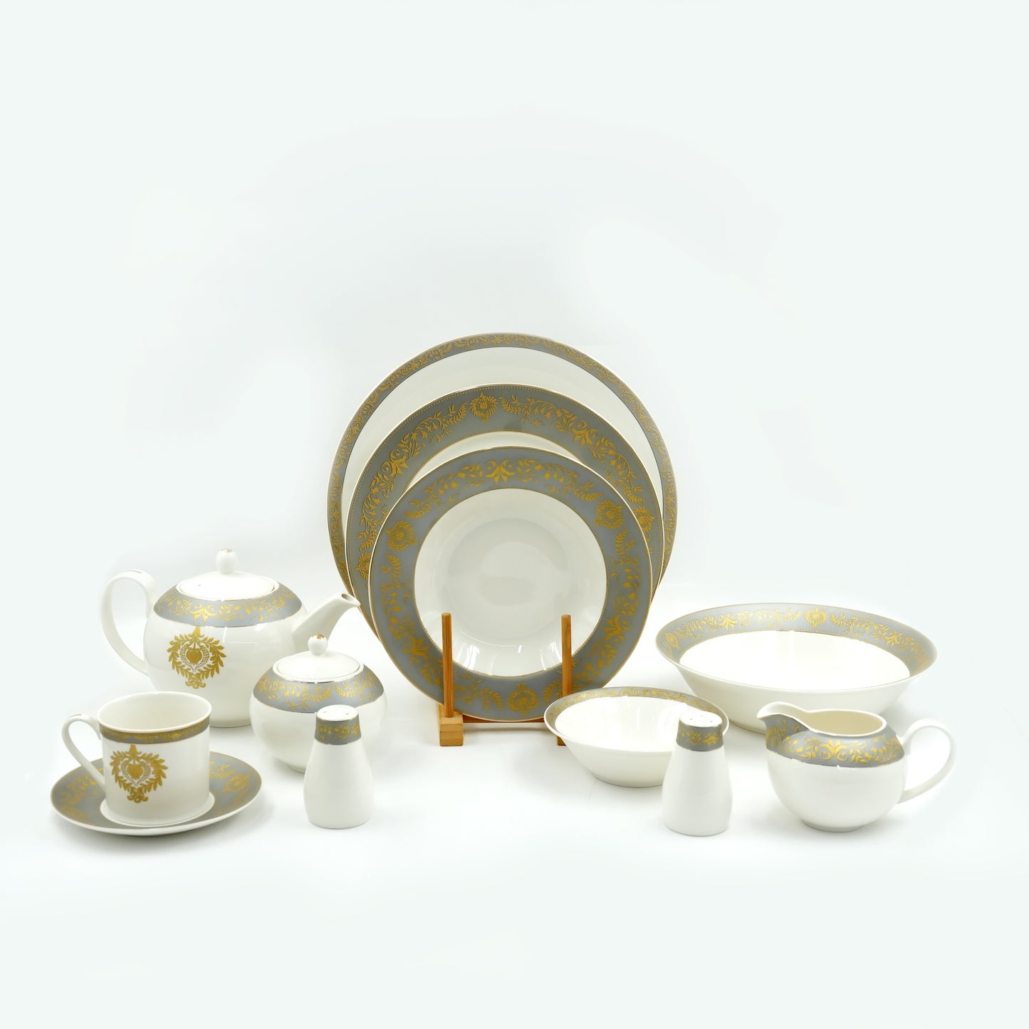 RM-283 Dinner Set – 47-Piece Premium Porcelain Dinnerware Set