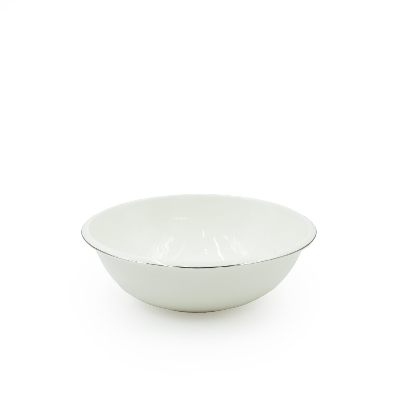 GL-247 Dinner Set 26-Piece – Elegant White Porcelain Plates and Bowls with Silver Rim – Durable and Stylish Dinnerware for Everyday Use and Special Occasions