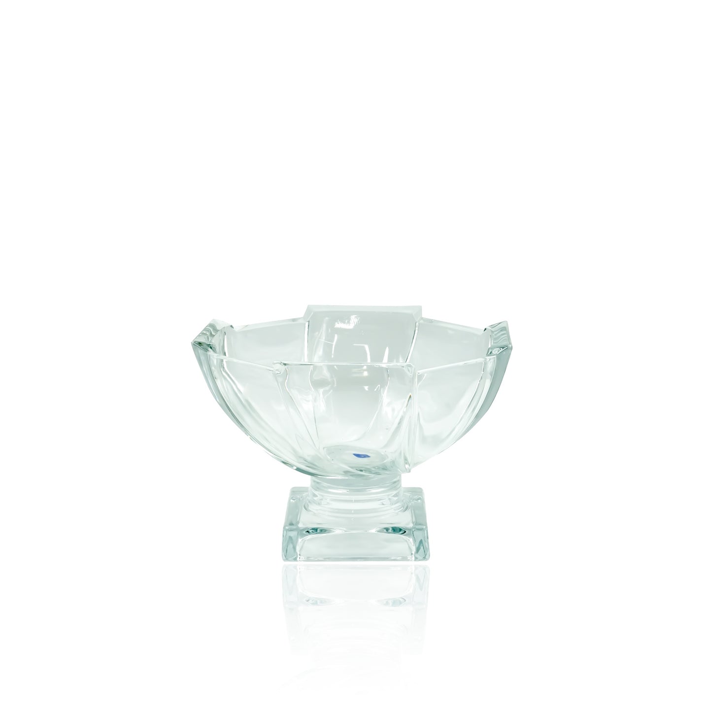ISF-191 Glass Fruit Bowl Large – 2000cc Capacity, 248mm Diameter, 177mm Height – Elegant Clear Glass Bowl on Foot for Serving and Display