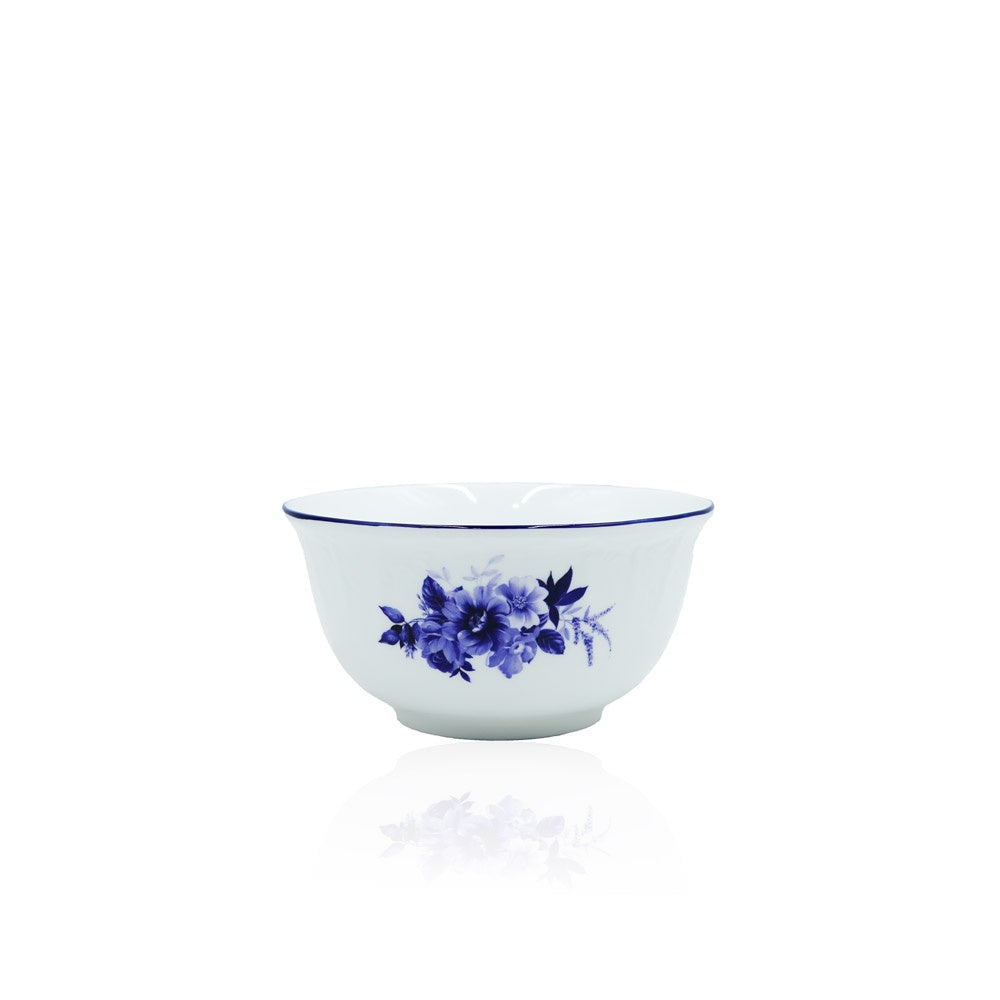 SNZ-011 Salad Bowl With Blue Rim 4.5"