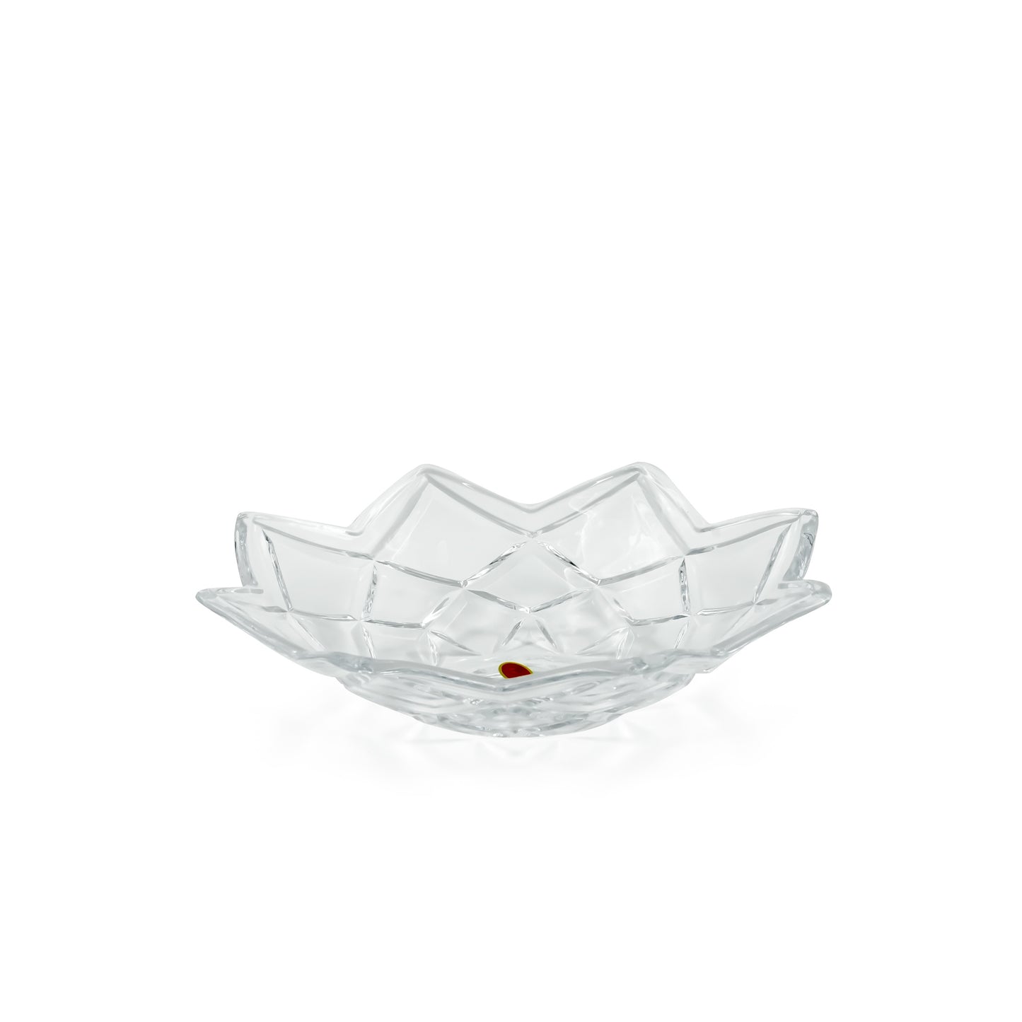 P118 Glass Fruit Bowl – 31cm Diameter – Elegant Clear Glass Serving Bowl for Fruits, Salads, and Snacks