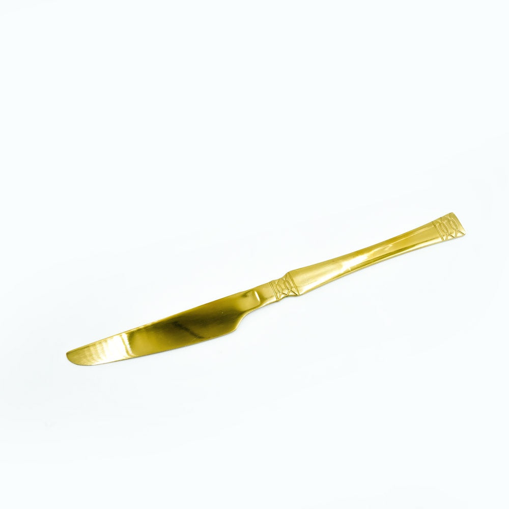 97750-12 Stainless Knife 6PC Set Gold, 23cm (H)