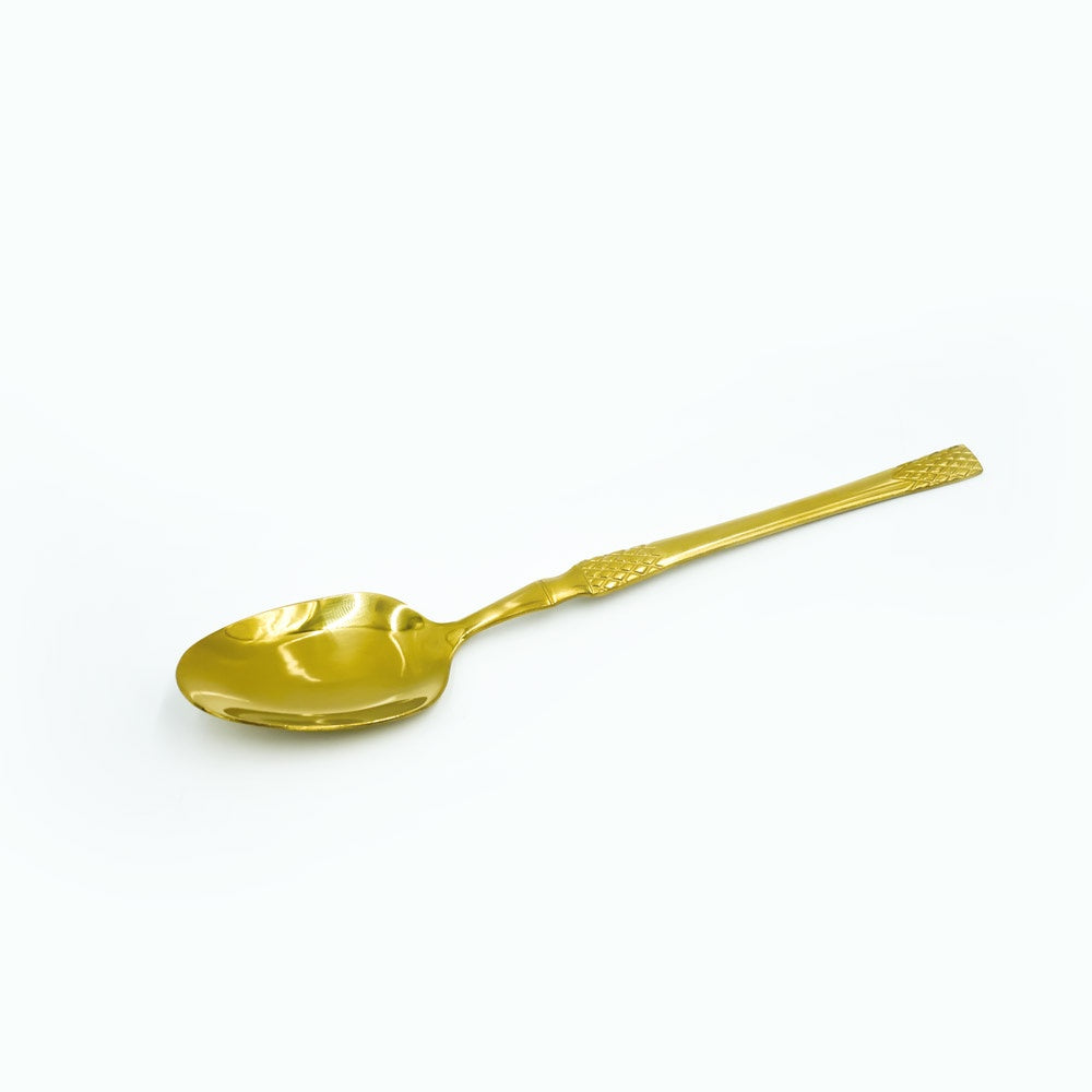 97749-19 Stainless Spoon 6PC Set Gold, 15cm (H)