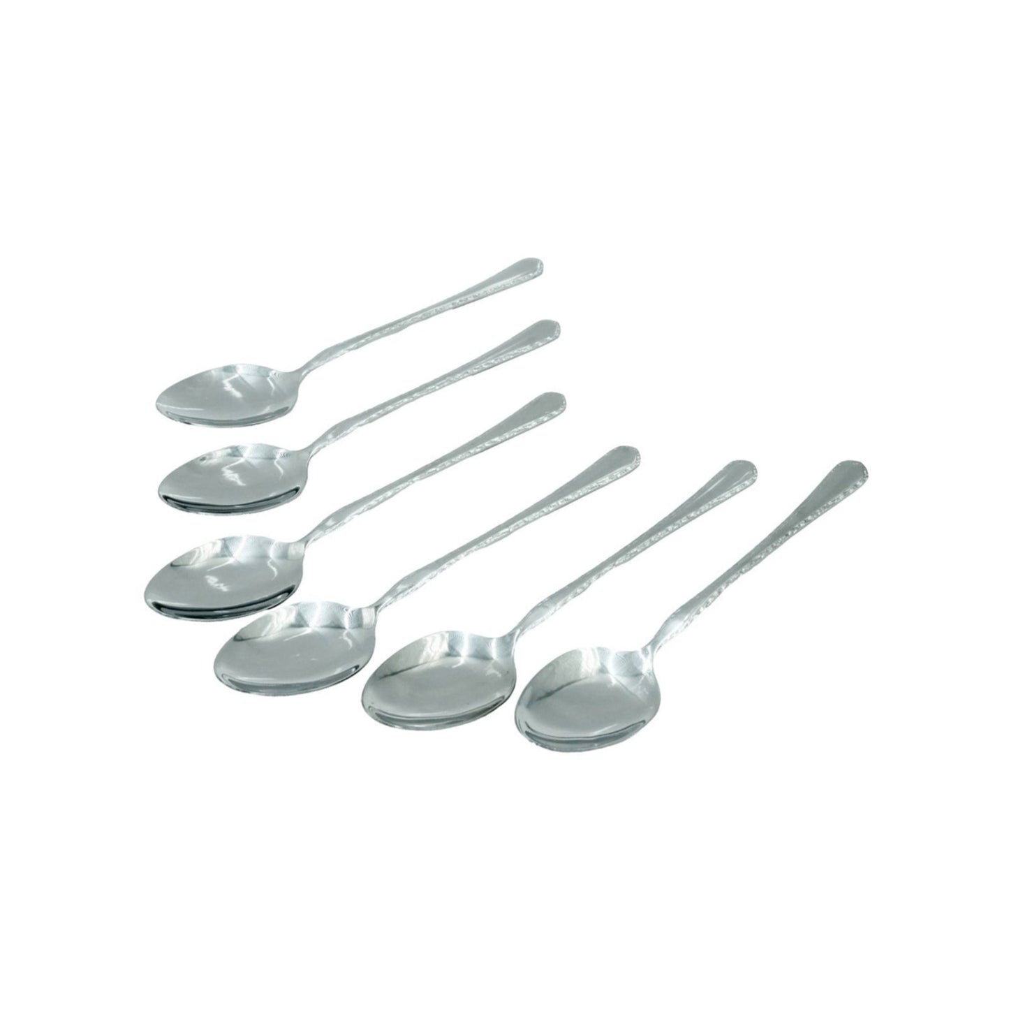 97753-13 Stainless Spoon 6PC Set Silver, 20cm (H)