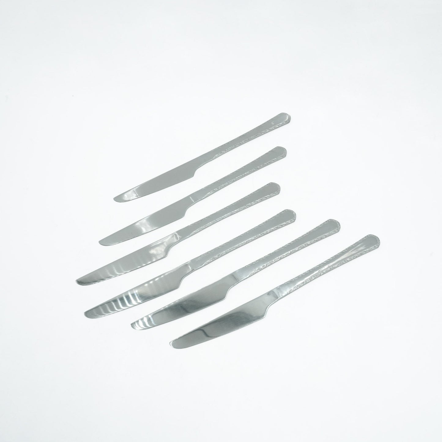 97753-16 Stainless Knife 6PC Set Silver, 23cm (H)