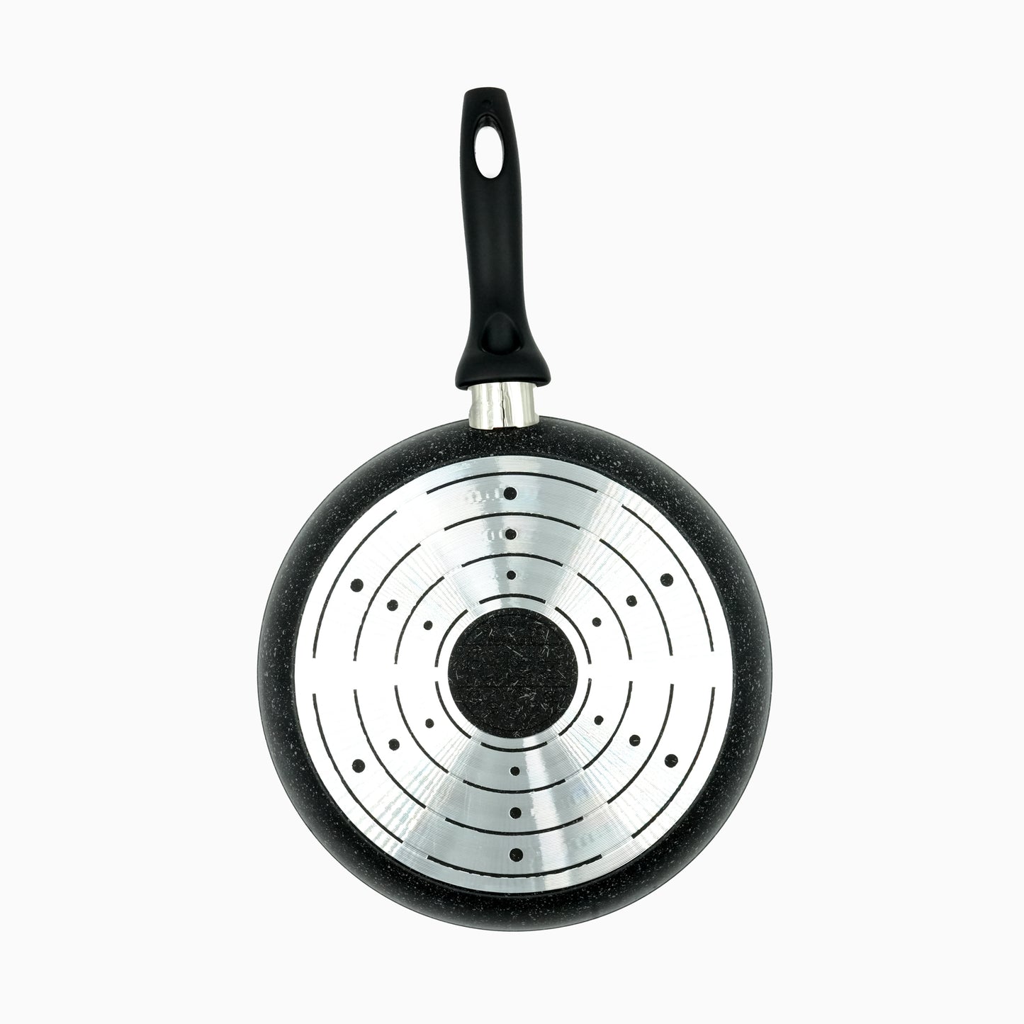 Falez Premium Fry Pan – Non-Stick Black Granite Finish Aluminum Frying Pan with Ergonomic Handle for Everyday Cooking