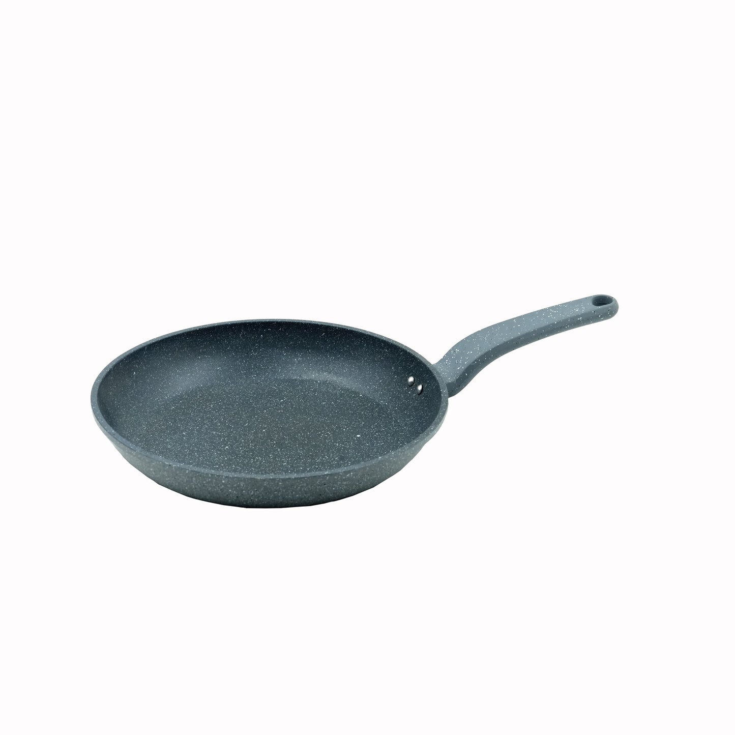 IE-53111-P Fry Pan 28cm – Non-Stick Grey Granite Finish Aluminum Frying Pan with Integrated Handle for Everyday Cooking