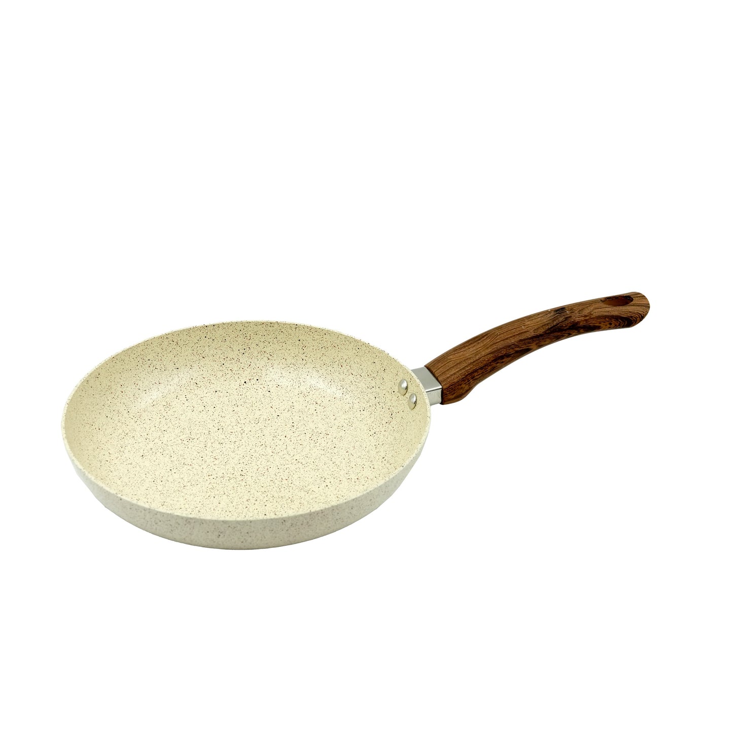 Granite Fry Pan – Non-Stick Aluminum Frying Pan with Granite Coating and Ergonomic Handle for Healthy Everyday Cooking