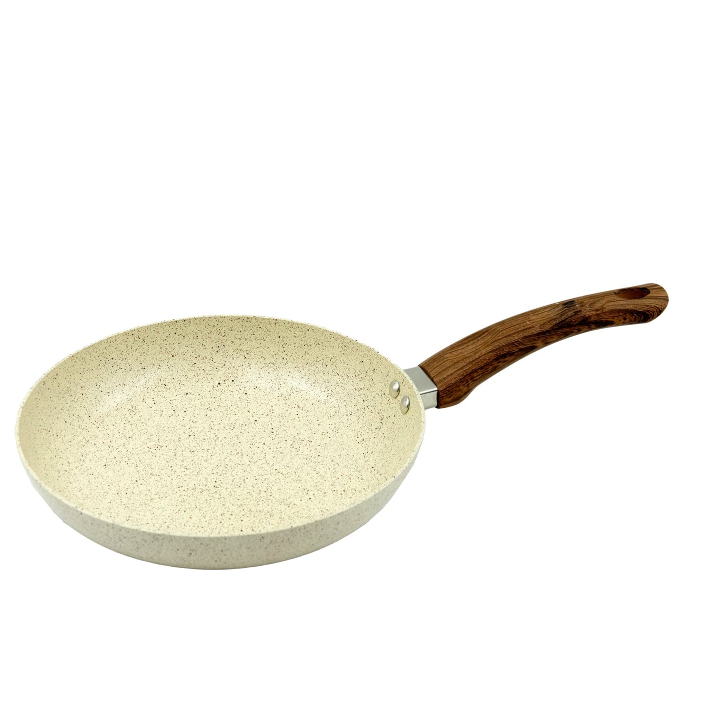 Granite Fry Pan – Non-Stick Aluminum Frying Pan with Granite Coating and Ergonomic Handle for Healthy Everyday Cooking