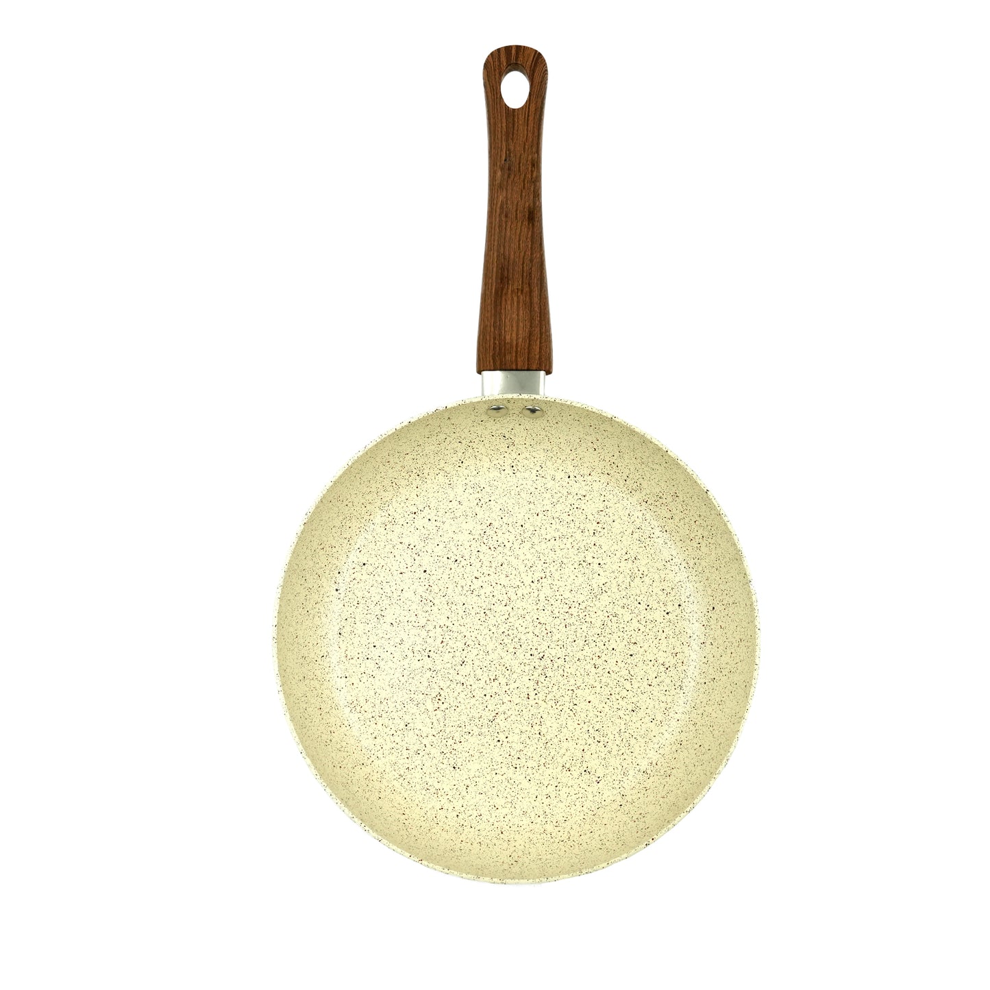 Granite Fry Pan – Non-Stick Aluminum Frying Pan with Granite Coating and Ergonomic Handle for Healthy Everyday Cooking