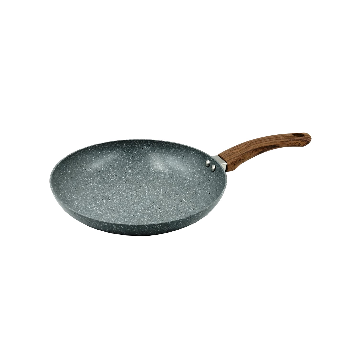 Granite Fry Pan – Non-Stick Aluminum Frying Pan with Granite Coating and Ergonomic Handle for Healthy Everyday Cooking