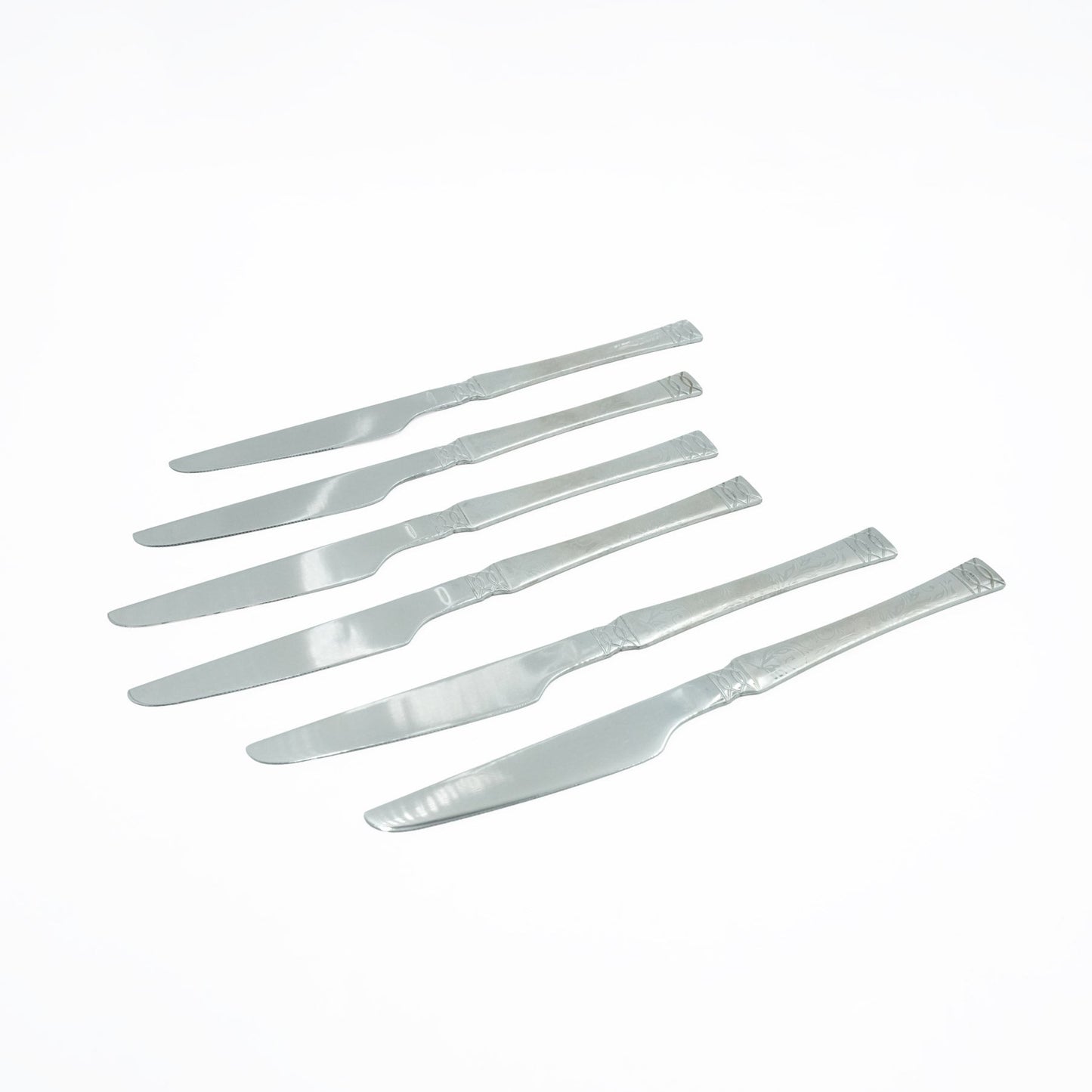 97754-12 Stainless Knife 6PC Set Silver, 23cm (H)
