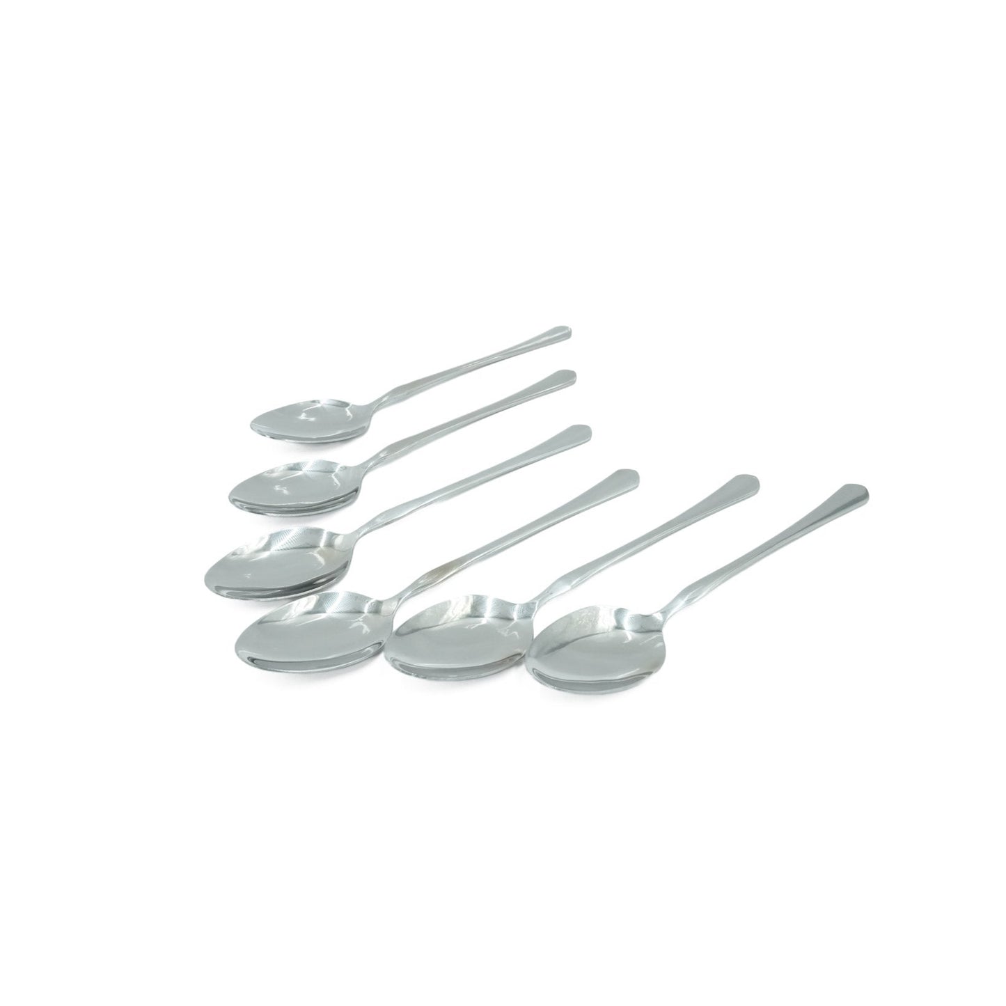97753-01 Stainless Spoon 6PC Set Silver, 20cm (H)