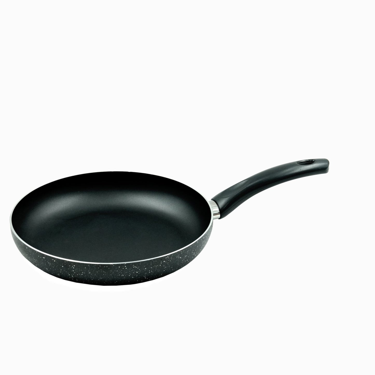Bechoware Non-Stick Fry Pan – Black Granite Frying Pan with Ergonomic Handle – Durable and Easy-Clean Cookware for Everyday Cooking and Searing