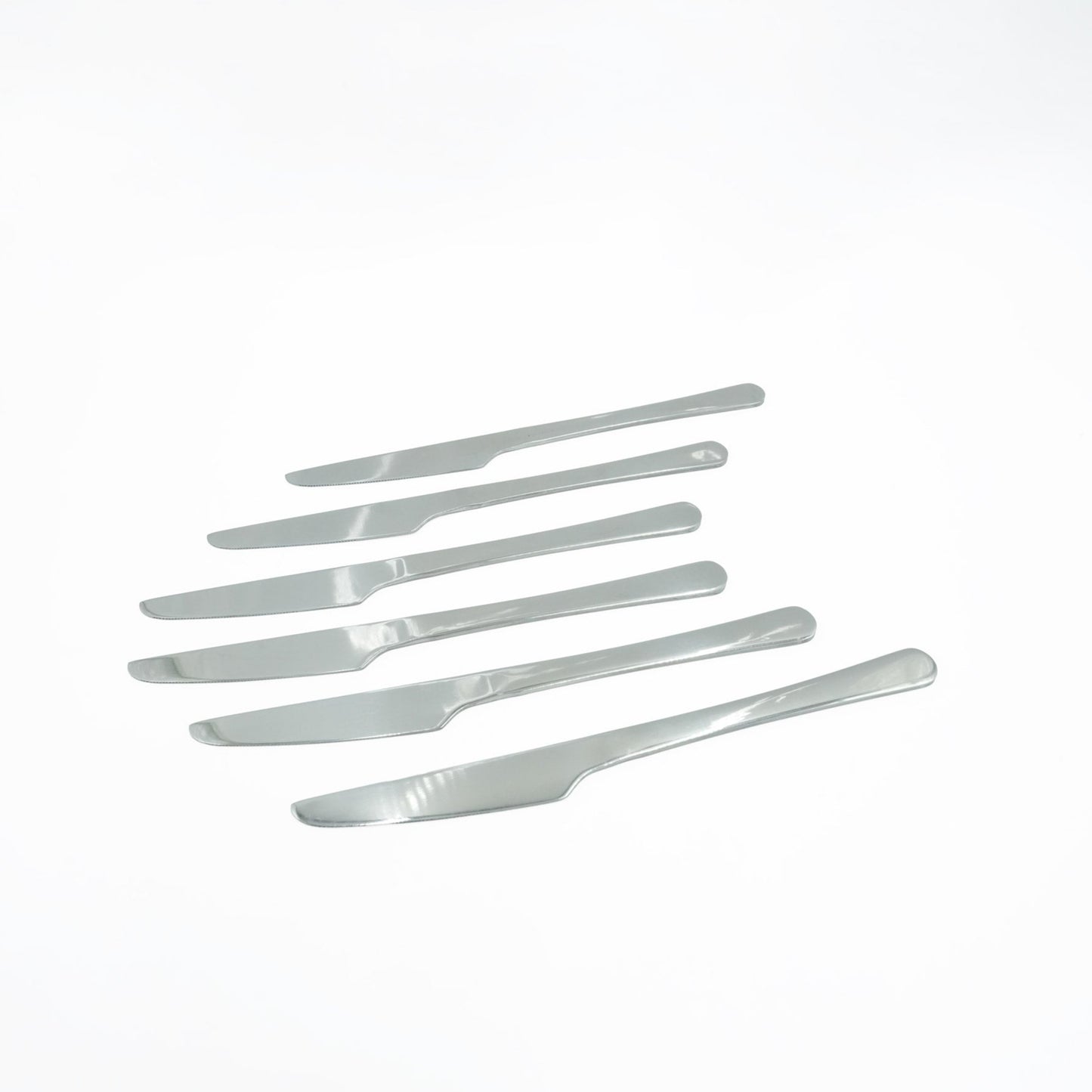 97753-04 Stainless Knife 6PC Set Silver, 23cm (H)