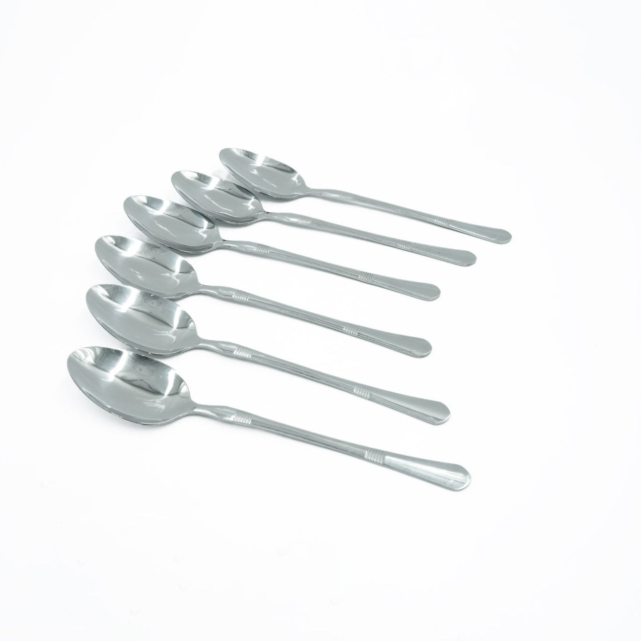 97748-05 Stainless Spoon 6PC Set Silver, 20cm (H)